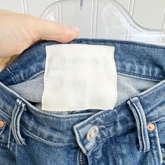 Mother Half Pipe Flood Two-Tone Barrel Jeans - 26 - Picture 5 of 10